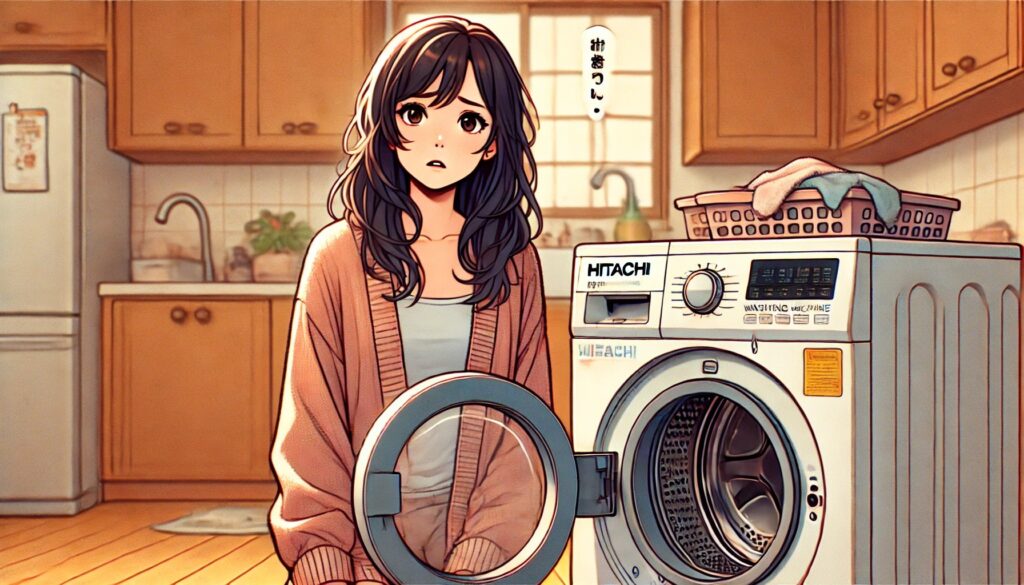 日立洗濯機「エラーc03」ドア閉まってる原因とは
