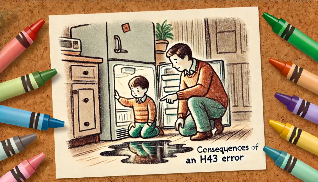 H43エラーを放置するとどうなるか