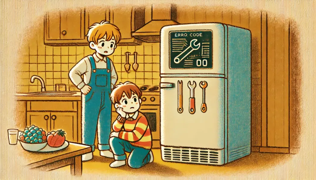 パナソニック冷蔵庫のエラー表示を消す方法を解説