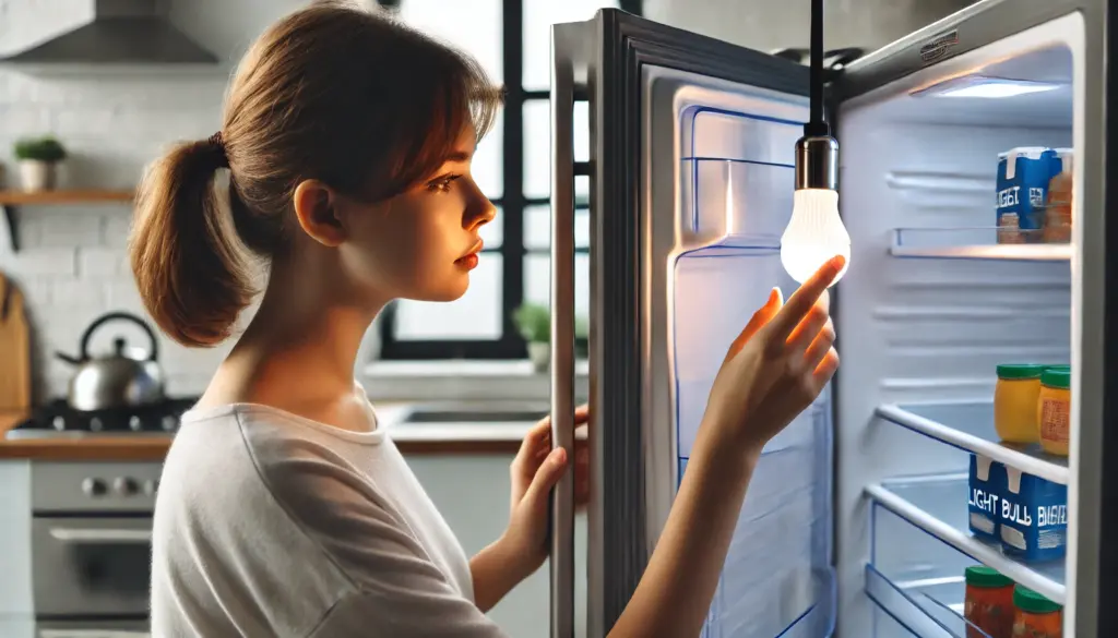使用している電球の種類を確認する手順