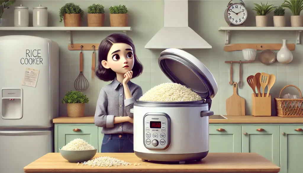 炊飯量が多すぎるとどうなるか