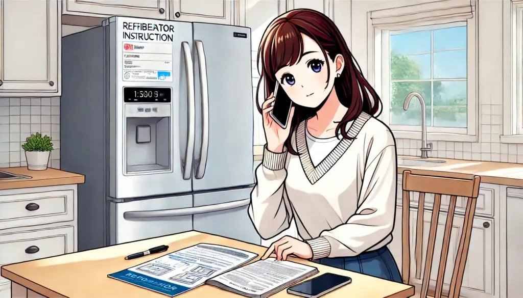 メーカーに電話する前に準備しておくこと
